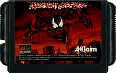 Maximum Carnage (JP) (lose) (sehr guter Zustand) - Sega Mega Drive