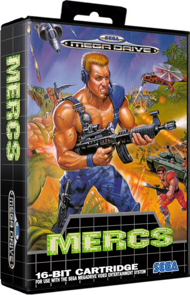 Mercs - Commando 2 (EU) (OVP) (neuwertiger Sammlerzustand) - Sega Mega Drive