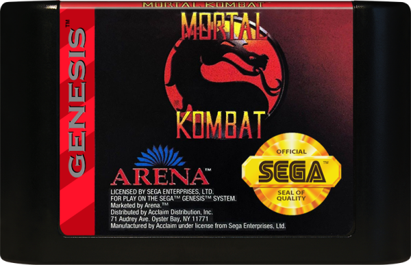 Mortal Kombat (US) (lose) (very good condition) - Sega Mega Drive