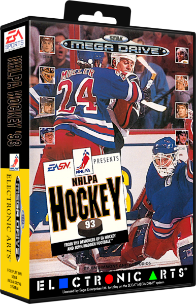 NHLPA Hockey 93 (EU) (OVP) (sehr guter Zustand) - Sega Mega Drive