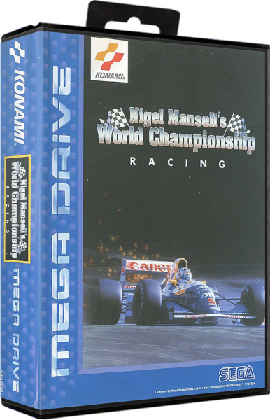 Nigel Mansells World Championship Racing (Konami) (EU) (OVP) (sehr guter Zustand) - Sega Mega Drive