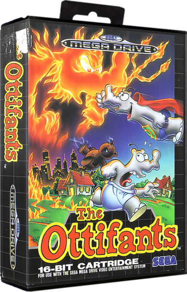 Ottifants (EU) (CIB) (mint condition) - Sega Mega Drive