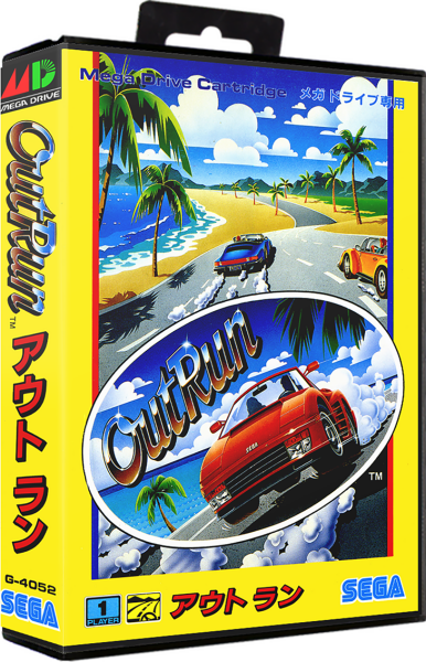 Out Run (JP) (OVP) (neuwertiger Sammlerzustand) - Sega Mega Drive