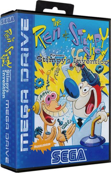 Ren & Stimpy Show Presents: Stimpys Invention (EU) (OVP) (sehr guter Zustand) - Sega Mega Drive