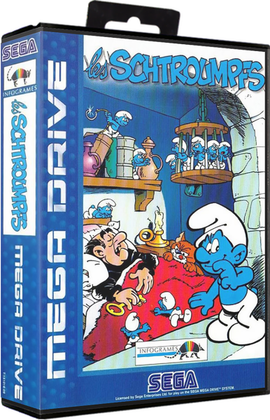 Schlümpfe / Smurfs / Schtroumpfs (EU) (CIB) (very good condition) - Sega Mega Drive