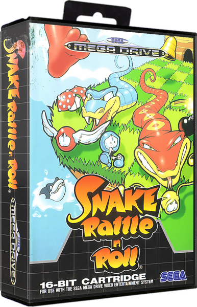 Snake Rattle n Roll (EU) (OVP) (sehr guter Zustand) - Sega Mega Drive