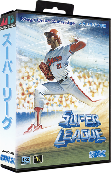 Super League Baseball (JP) (OVP) (sehr guter Zustand) - Sega Mega Drive