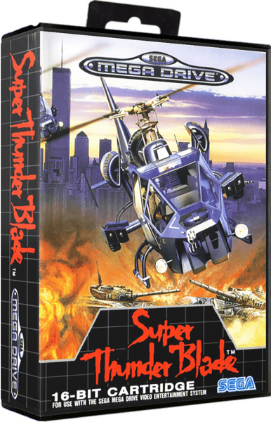 Super Thunder Blade (EU) (CIB) (acceptable) - Sega Mega Drive