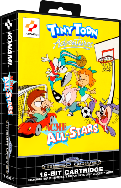 Tiny Toons ACME All-Stars (EU) (CIB) (acceptable) - Sega Mega Drive