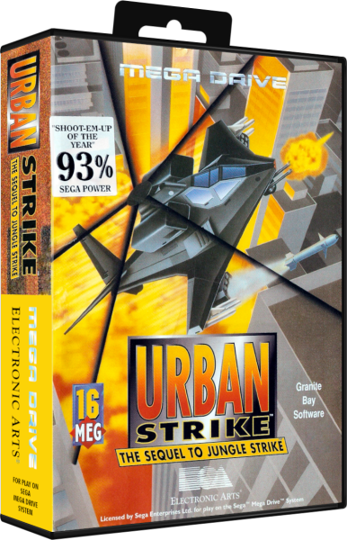 Urban Strike – The Sequel to Jungle Strike (EU) (OVP) (sehr guter Zustand) - Sega Mega Drive