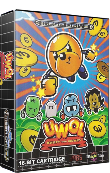 Uwol - Quest for Money (EU) (OVP) (sehr guter Zustand) - Sega Mega Drive