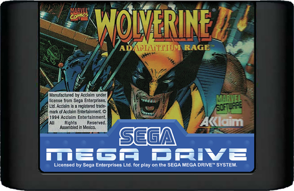 Wolverine (EU) (lose) (very good condition) - Sega Mega Drive