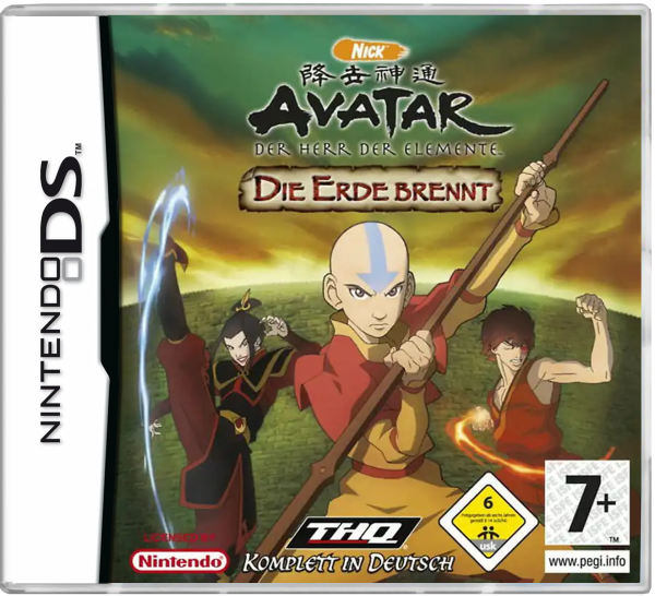 Avatar – Der Herr der Elemente: Die Erde brennt (EU) (OVP) (sehr guter Zustand) - Nintendo DS