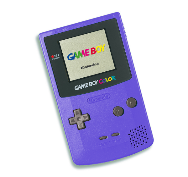 Game Boy Color CGB-001 (indigo/purple) (EU) (loose) (very good condition) - Game Boy Color (GBC)