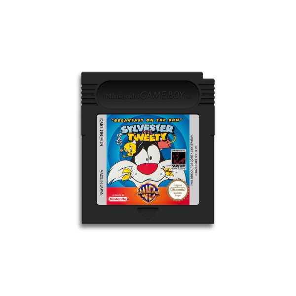 Sylvester und Tweety - Vogel zum Frühstück (schwarzes Modul) (EU) (lose) (sehr guter Zustand) - Nintendo Game Boy Color (GBC)