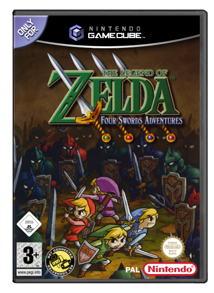 Legend of Zelda: Four Swords Adventures (EU) (ohne Anl.) (gebraucht) - Nintendo Game Cube