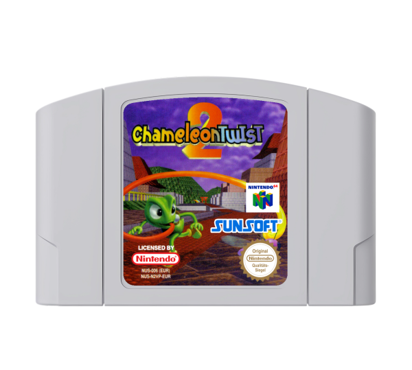 Chameleon Twist 2 (EU) (lose) (sehr guter Zustand) - Nintendo 64 (N64)