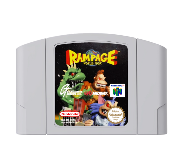 Rampage World Tour (EU) (lose) (sehr guter Zustand) - Nintendo 64 (N64)